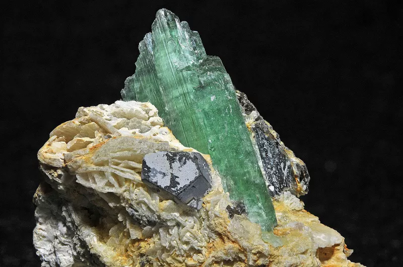 Hiddenite crystal