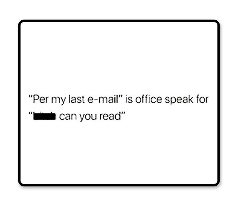 Office speak