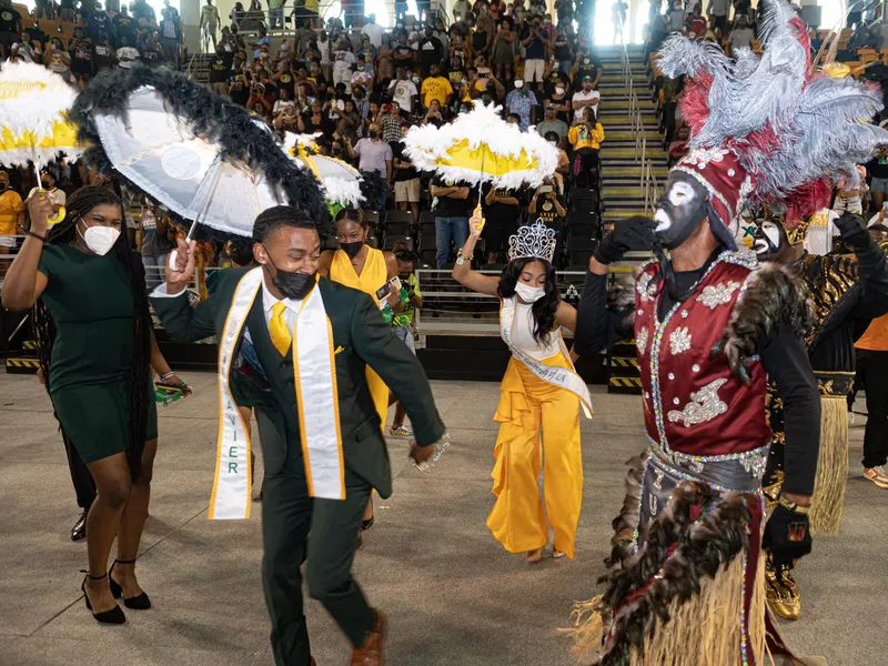 Students at Xavier University of Louisiana