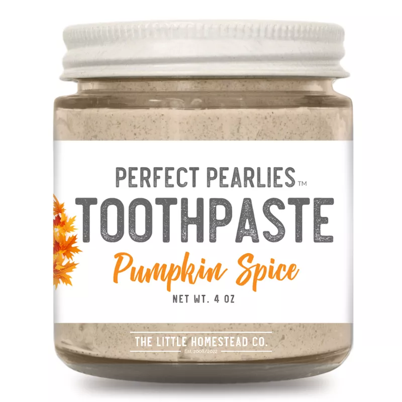 Pumpkin spice toothpaste