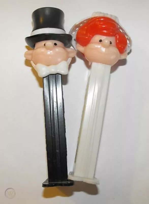 Bride and Groom Pez dispensers