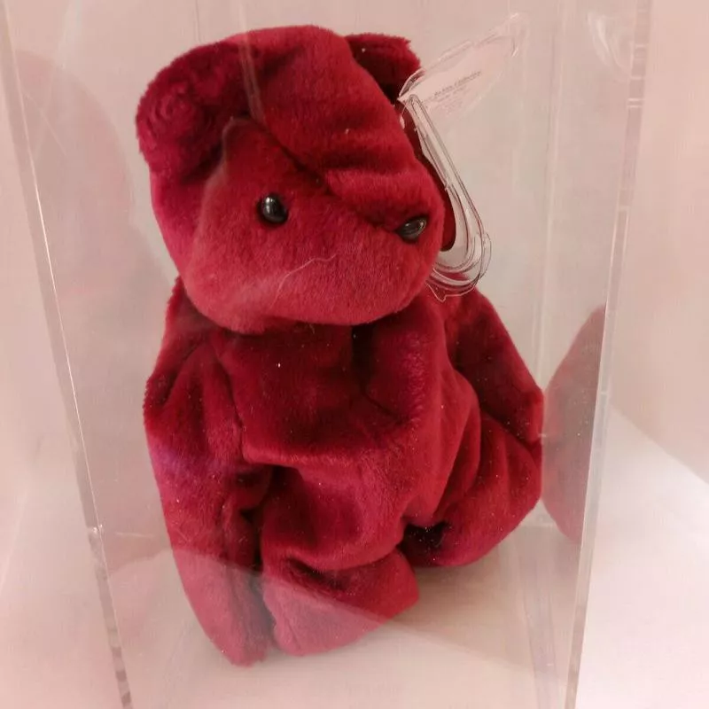 Cranberry Teddy (With Geman/Korean Tags) Beanie Baby