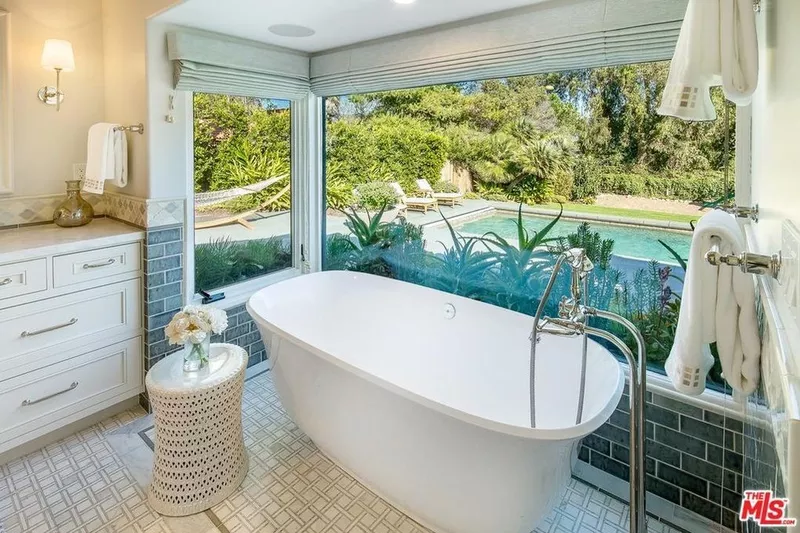 Master bathroom in Malibu