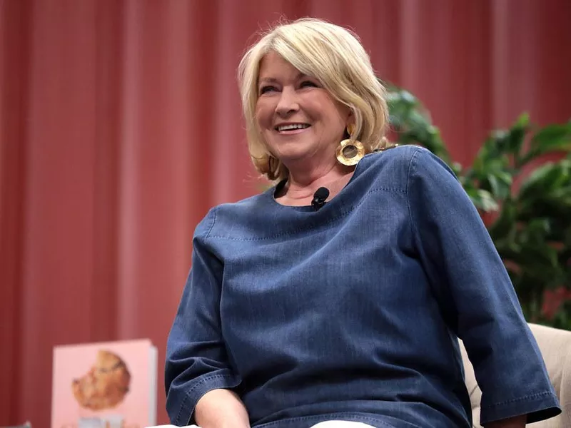 Martha Stewart smiling