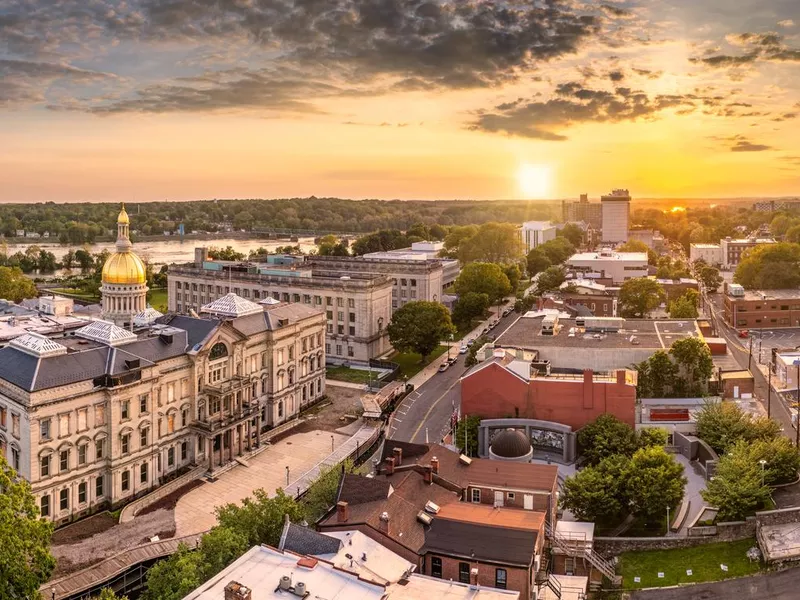 Trenton New Jersey skyline