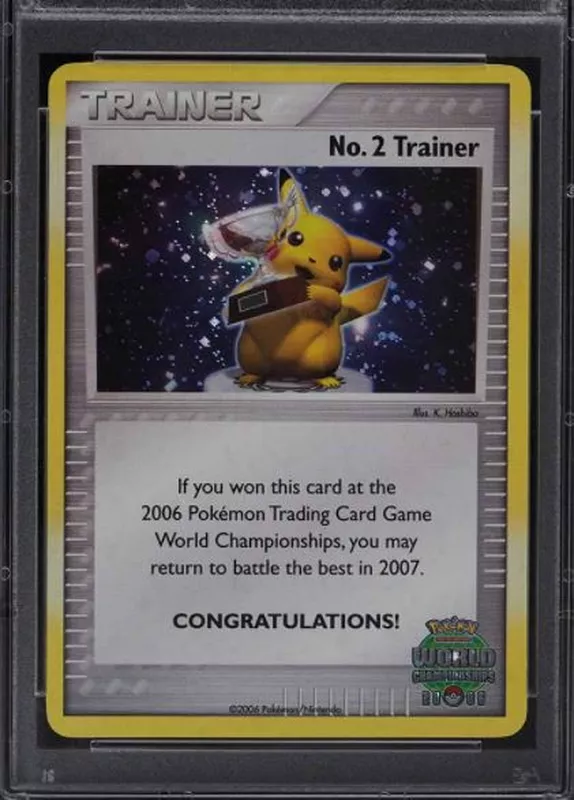 2006 Pokemon World Championships Promo No. 2 Trainer card