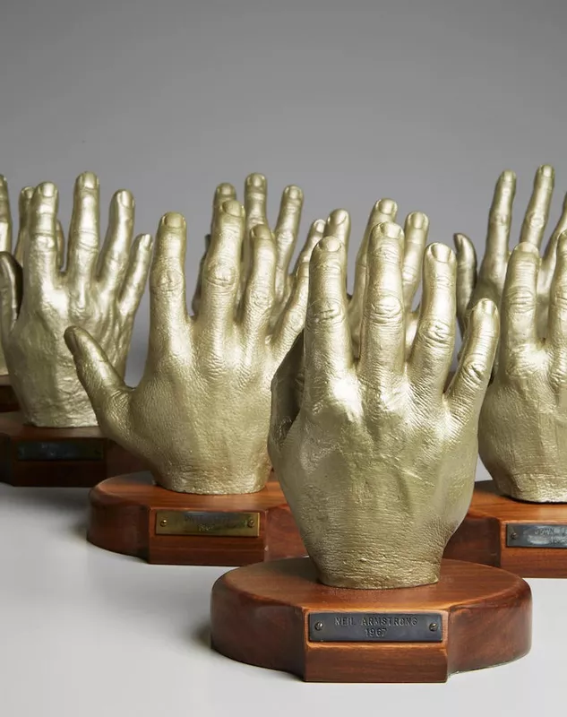 Astronaut Hand Casts