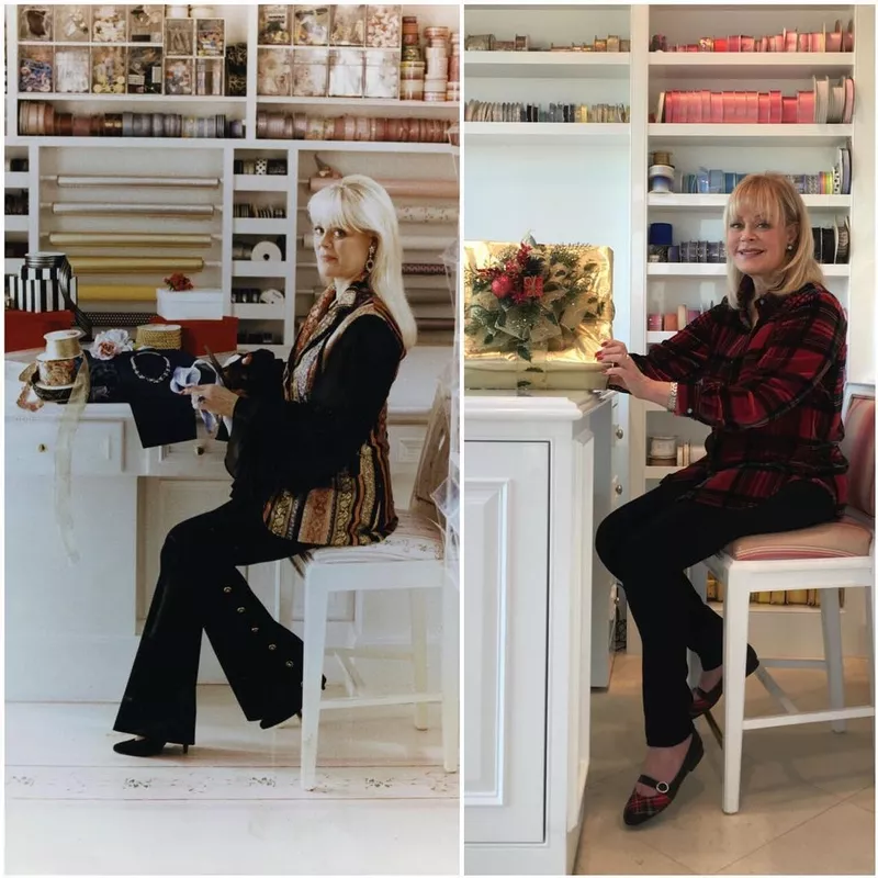 Candy Spelling's gift-wrapping room