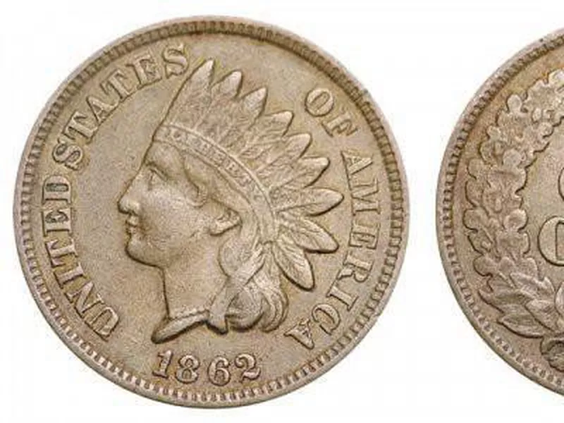 1862 Indian Head Penny