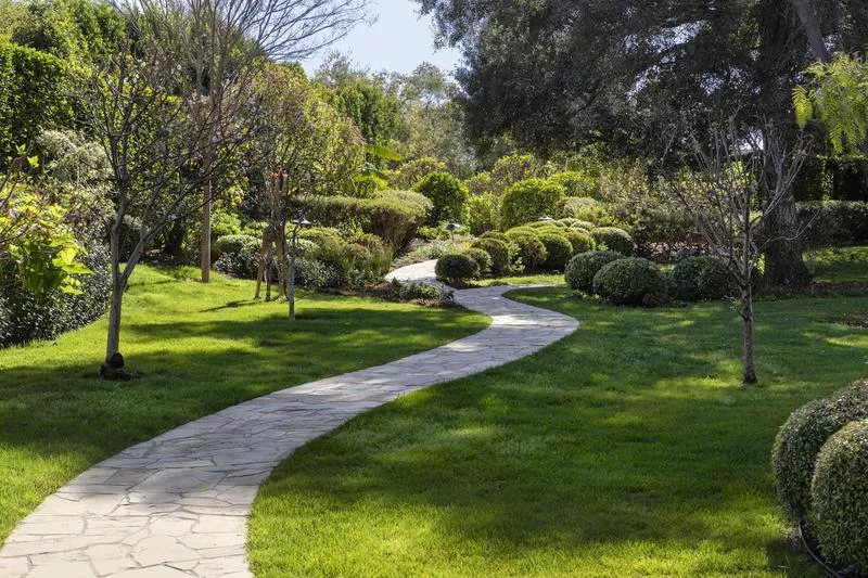 Path through the gardens