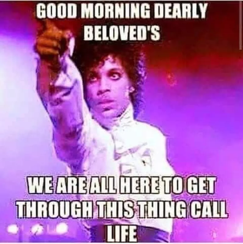 Prince good morning meme