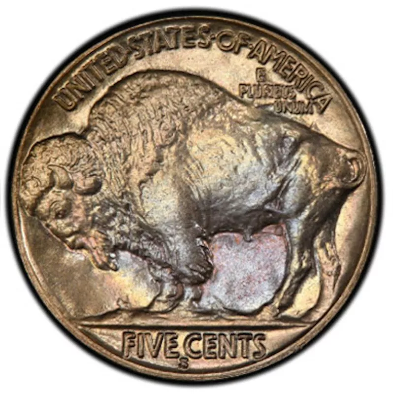 1927-S Buffalo Nickel