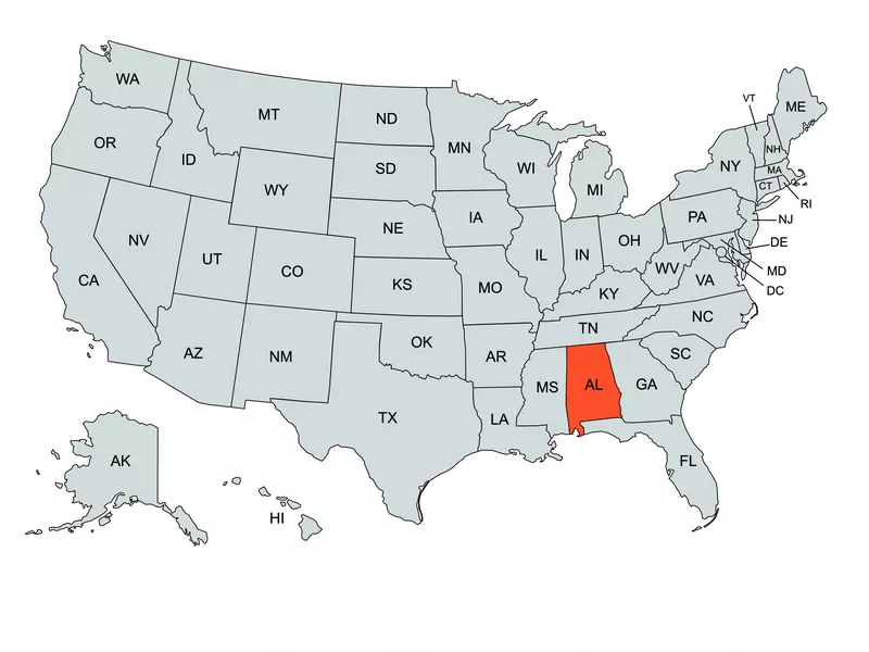 Alabama Map