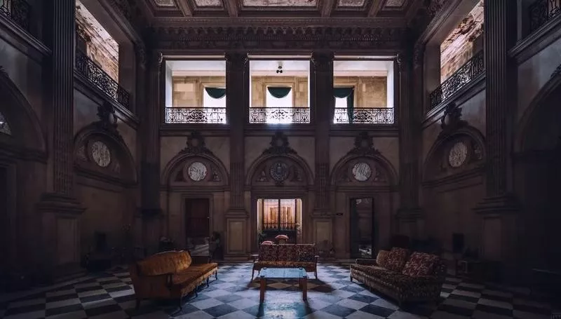 Lynnewood Hall interior