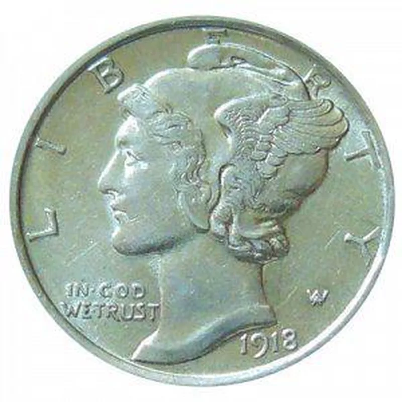 1918-D Mercury Dime