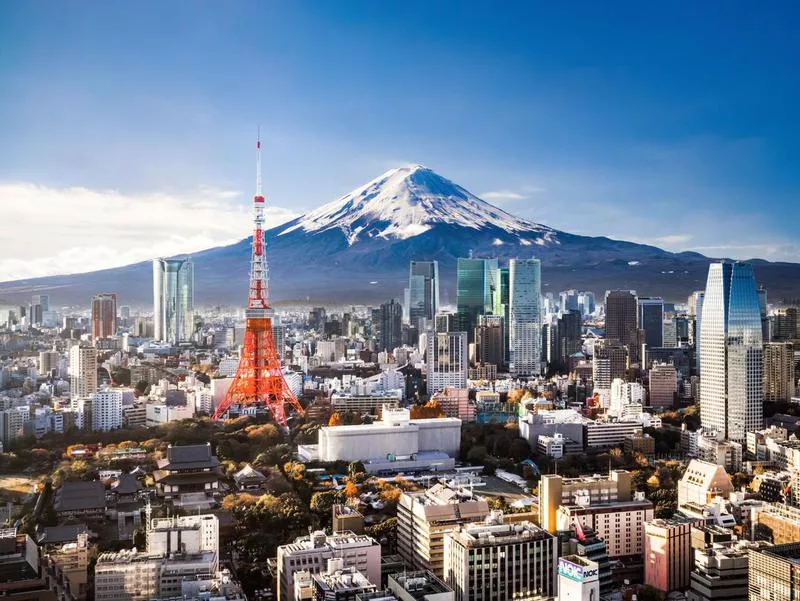 Mt. Fuji and Tokyo Skyline