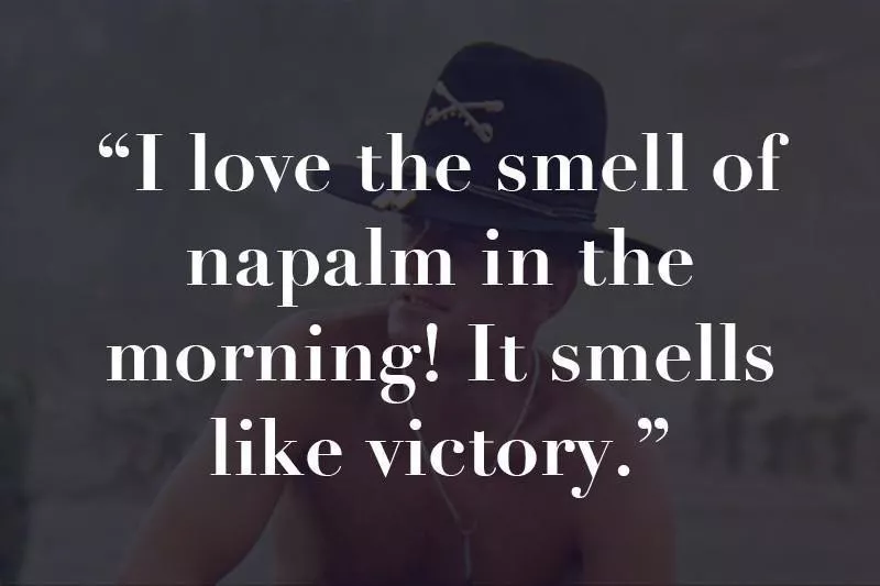 Smell of napalm