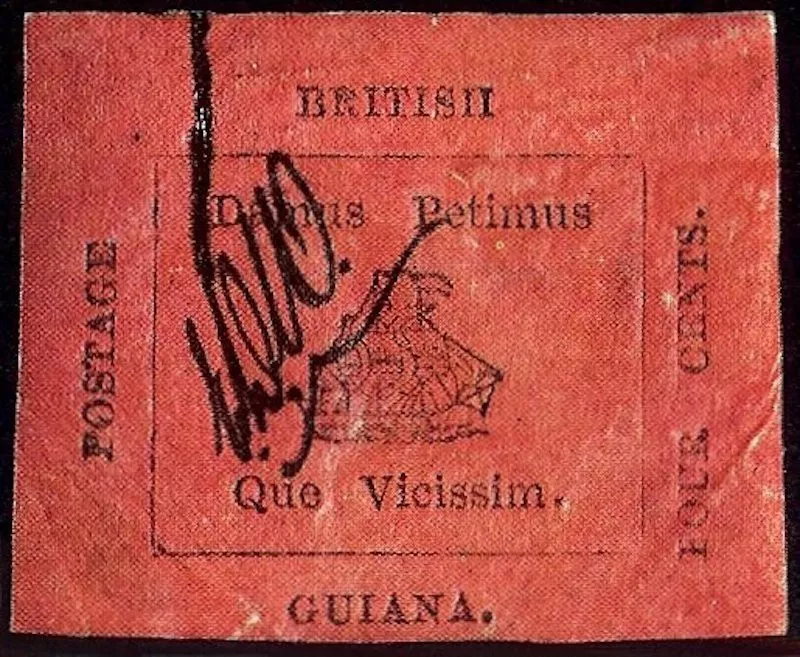 British Guiana 1 Cent Magenta