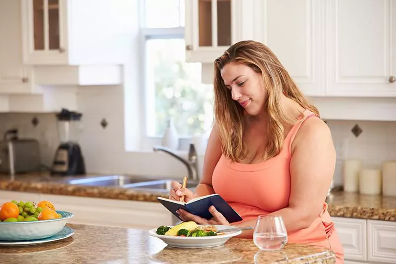 Woman eating