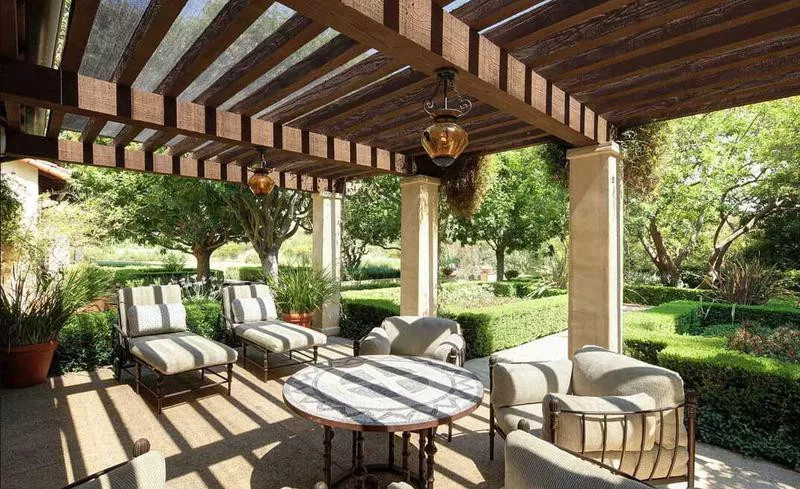 Pergola on a patio