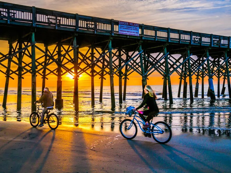 Biking on the Beach