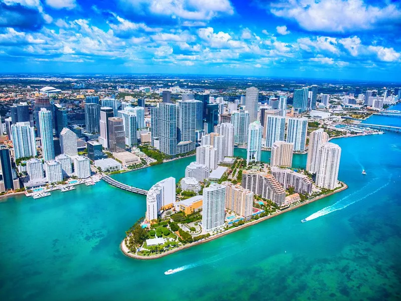 Aerial view of Miami