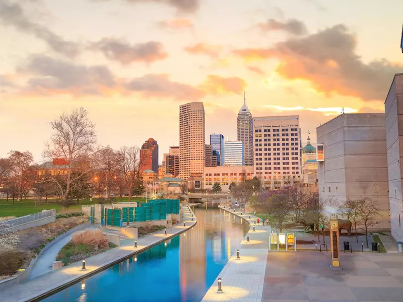 Downtown Indianapolis skyline