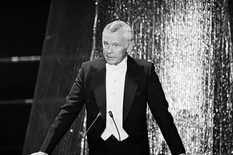 Johnny Carson hosting