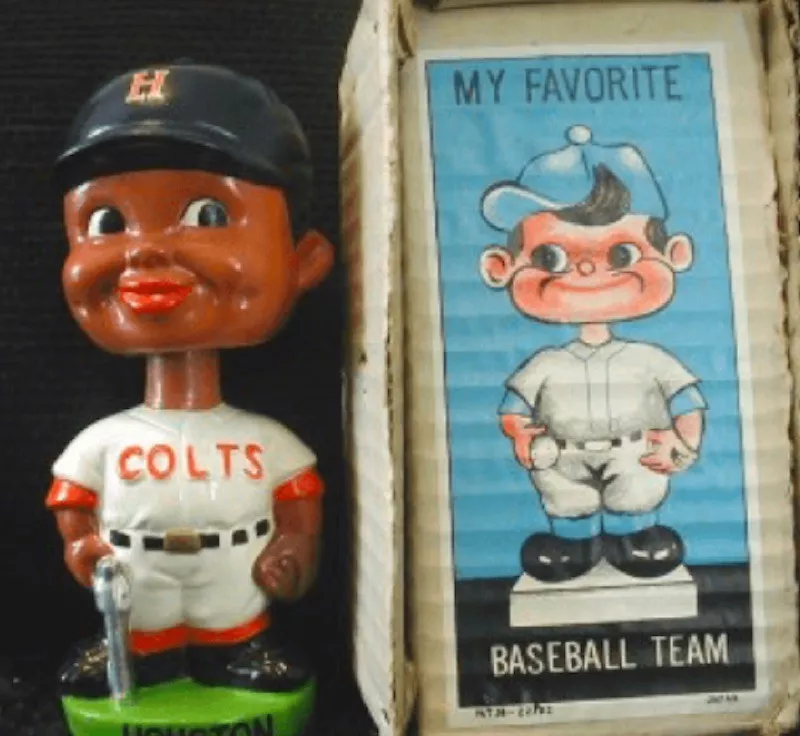 Houston Colt 45 Black player bobblehead