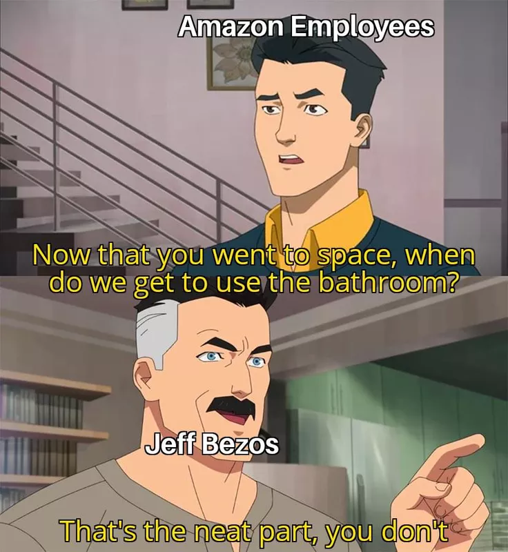 amazon bathroom meme