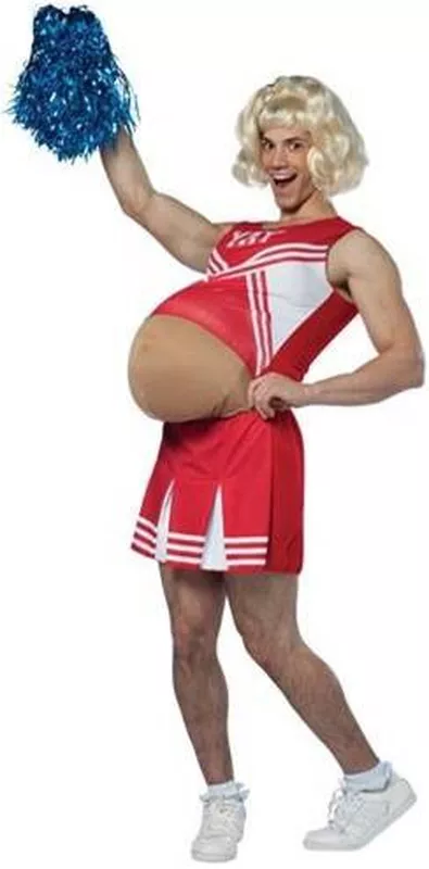 Pregnant cheerleader