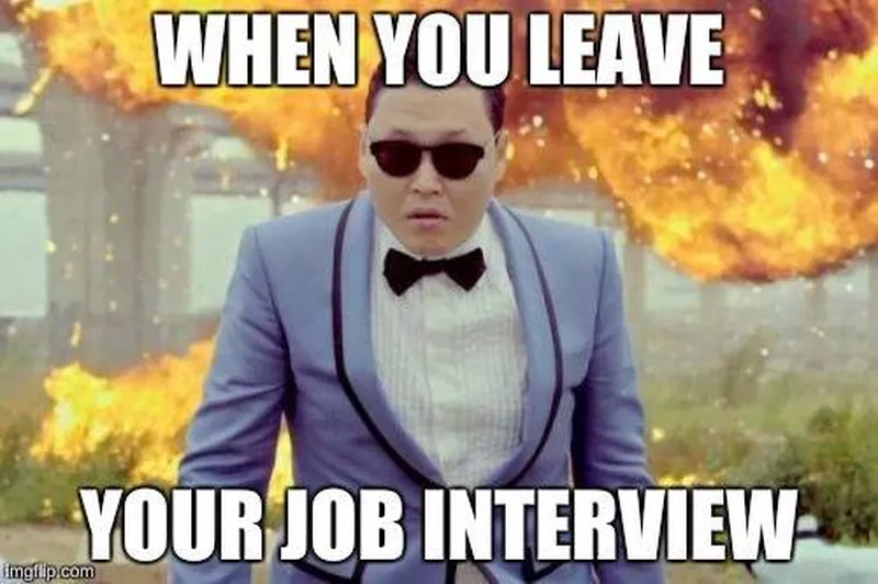 Leaving the job interview