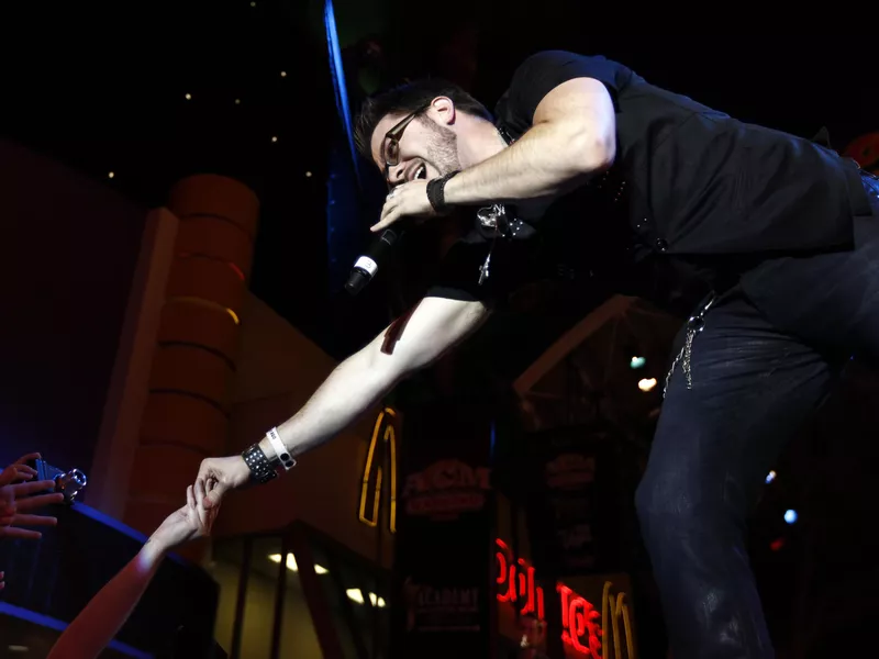 Danny Gokey uring the Academy of Country Music Weekend 2010