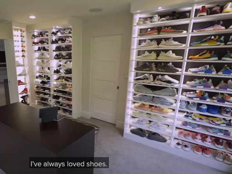 Patrick Mahomes' closet