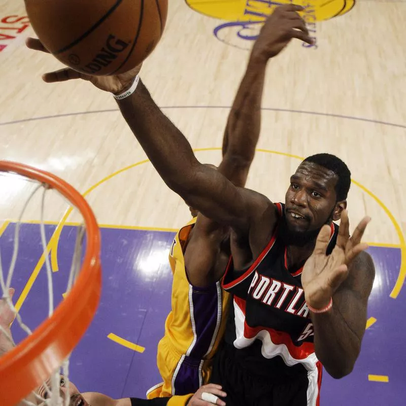 Portland Trail Blazers center Greg Oden making NBA debut