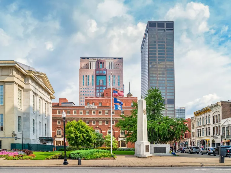 Downtown Louisville Kentucky USA