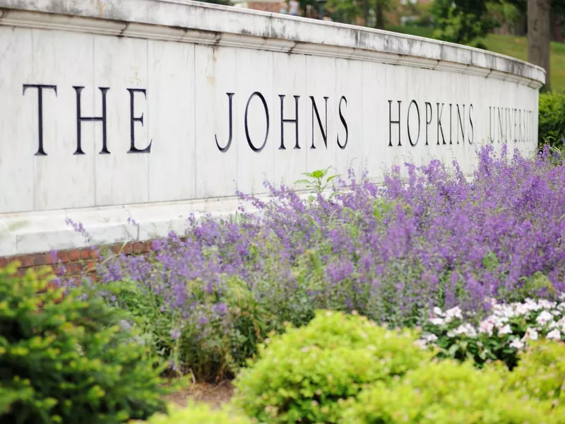 The Johns Hopkins University Sign