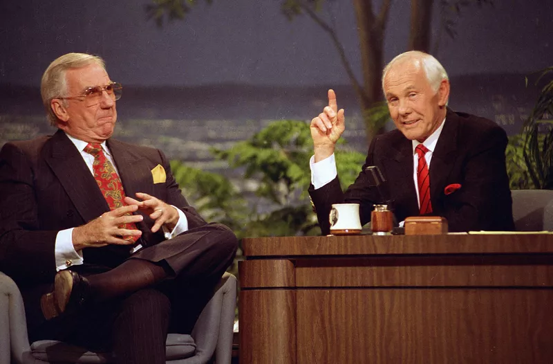 Johnny Carson and Ed McMahon