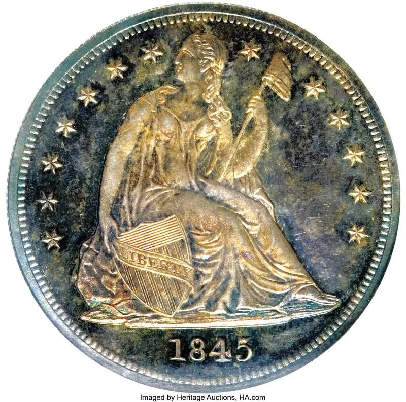 1845 Seated Liberty