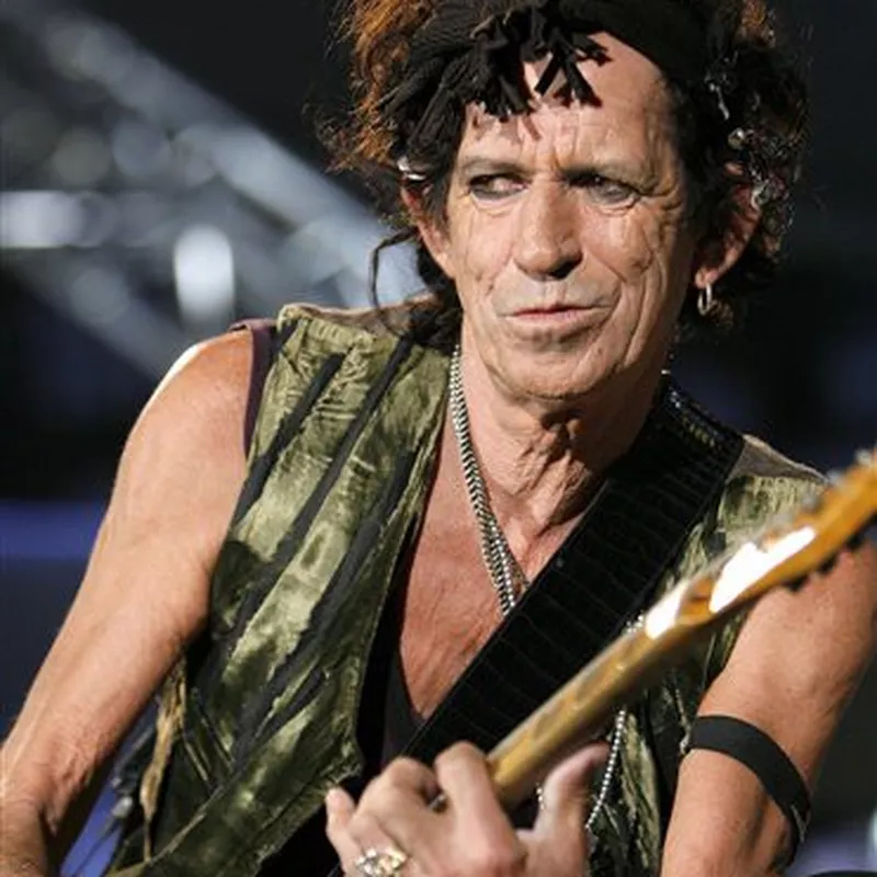 Keith Richards playing in Romania during the 'A Bigger Bang' tour in 2007