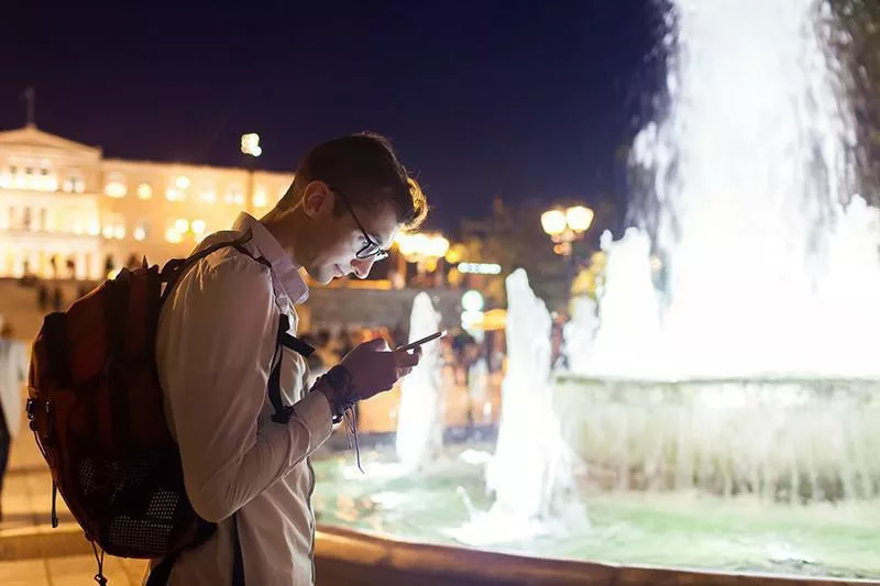 Student in Greece