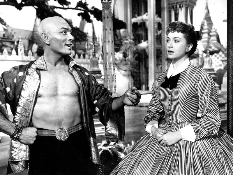 Yul Brynner and Deborah Kerr