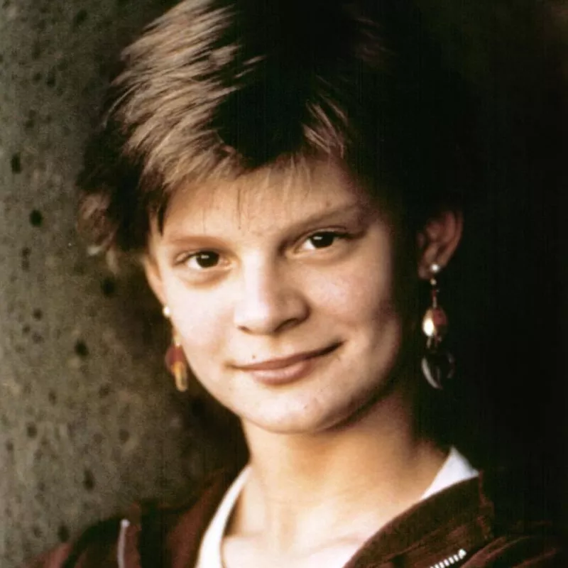 Martha Plimpton as Andy's best pal Stef in The Goonies