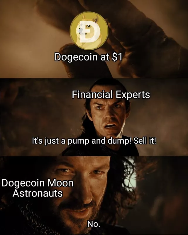 To the moon meme