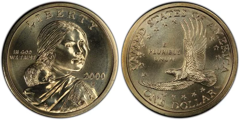 2000-P U.S. 'Cheerios' Sacagawea Dollar