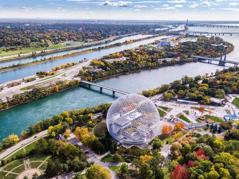 Aerial View of Montreal, Canada