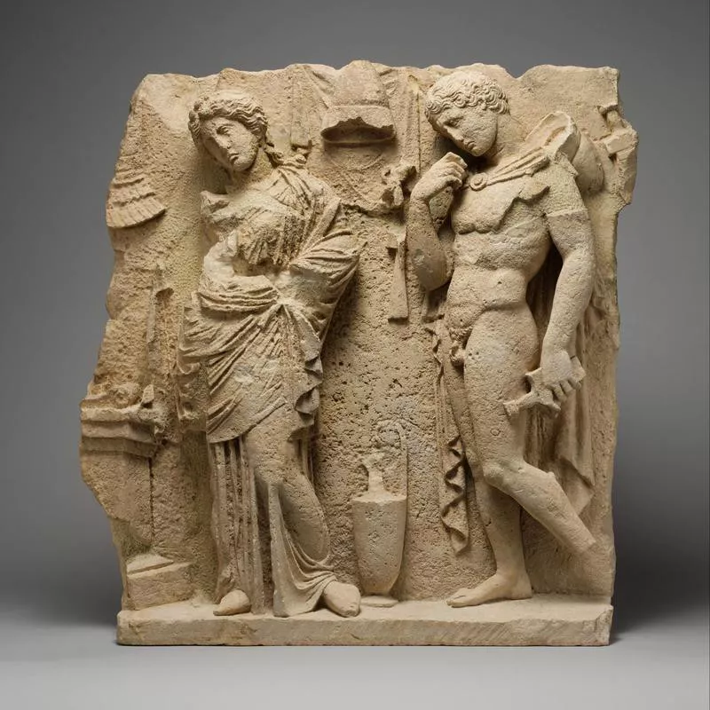 Funerary relief