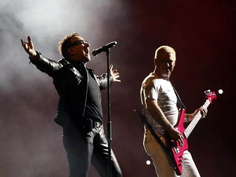 Bono and Adam Clayton