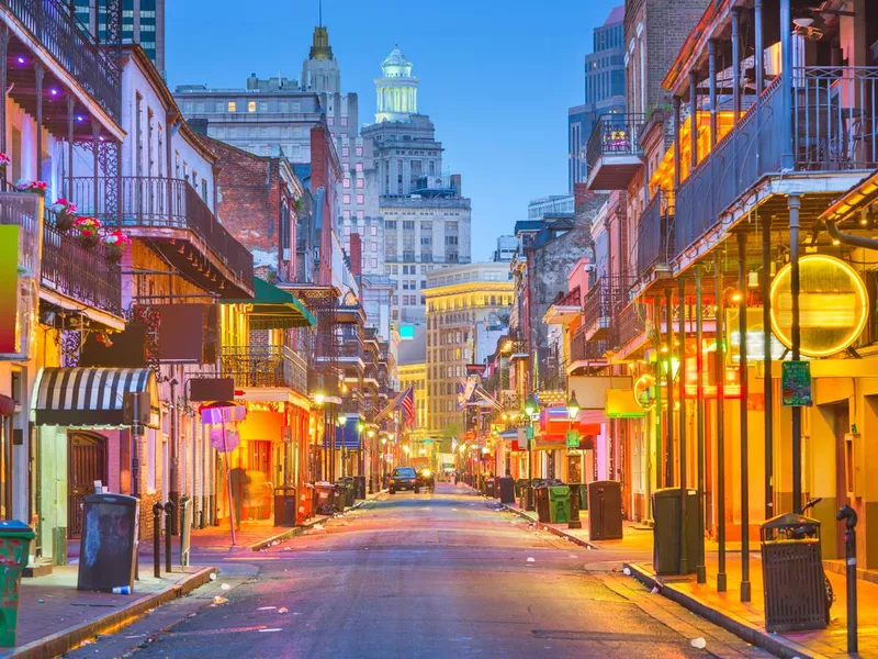 Bourbon Street in New Orleans, Louisiana