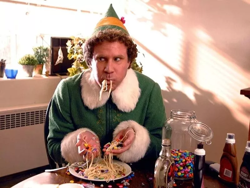 Buddy the Elf's breakfast